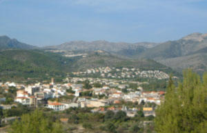 View of Orba from Villa Rosa